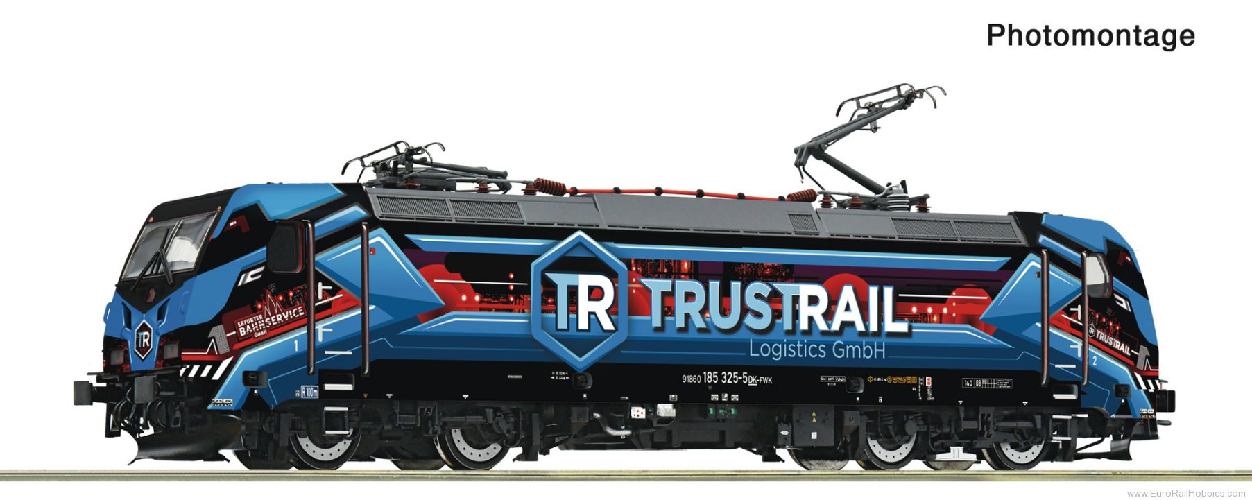 Roco 7510218 Roco EBS BR 185.2 Electric Locomotive  DCC w/