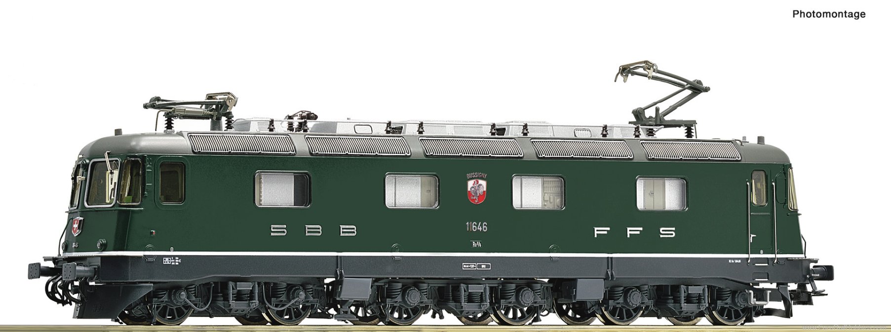 Roco 7520160 Roco SBB Re 6/6 11646 Electric Locomotive (Ma