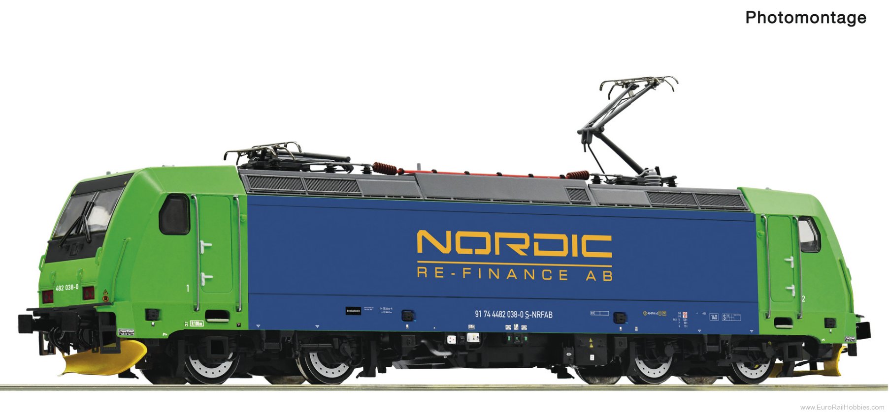 Roco 7520167 Roco BR 482 Nordic Electric Locomotive (Markl