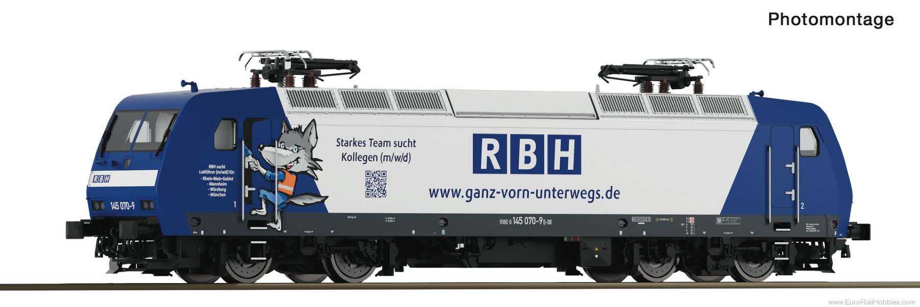 Roco 7520178 Roco RBH BR 145 Electric Locomotive (Marklin 