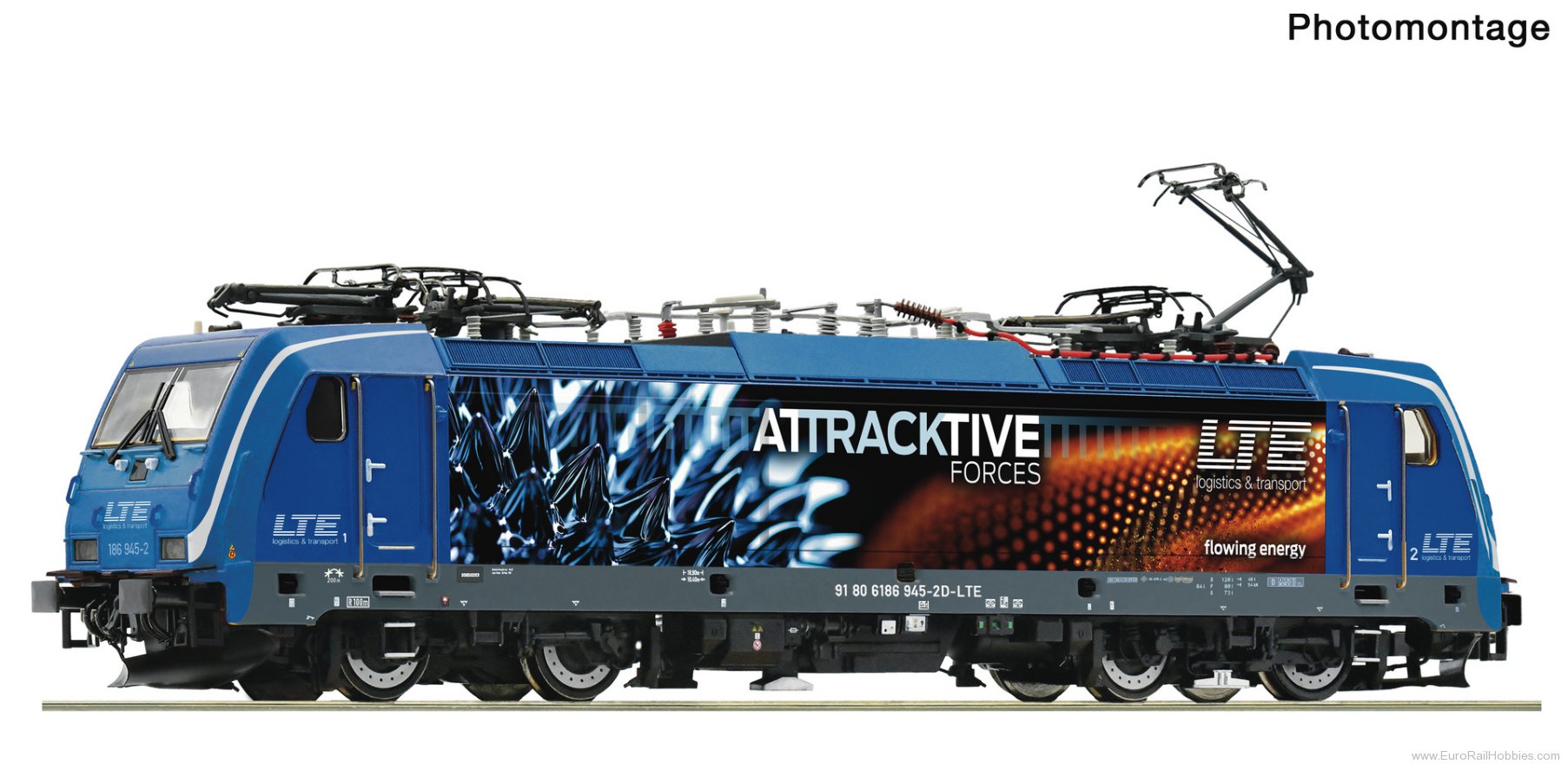 Roco 7520195 Roco LTE BR 186 945-2 Electric Locomotive (Ma