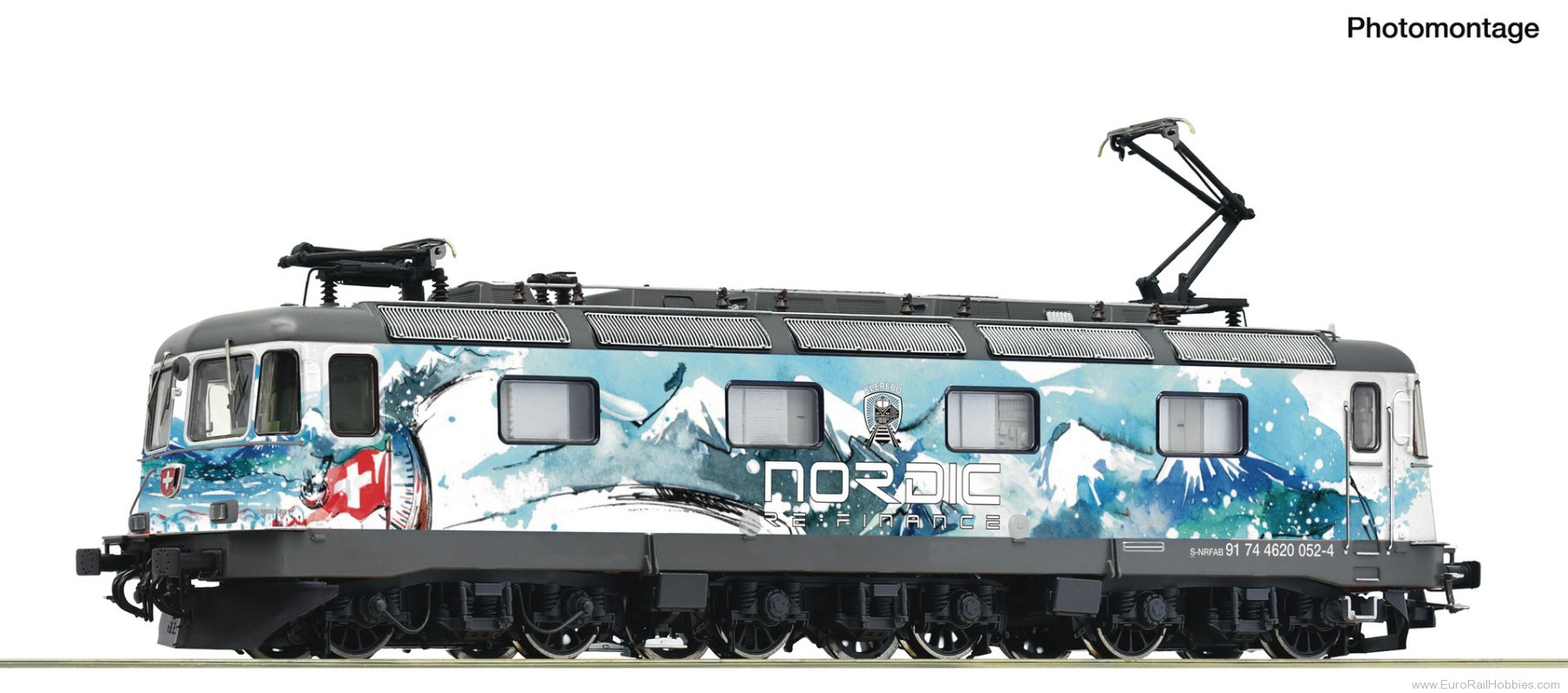Roco 7520211 Roco Re 6/6 Nordic 'Alpen Design' Electric Lo