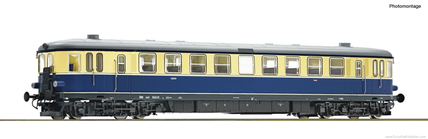 Roco 7710011 Roco OBB 5042.10 Diesel Railcar DCC w/Sound
