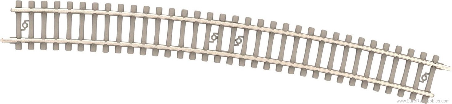Trix 14528 Curved Track/Concrete Ties R6 526.2 mm 15Â°