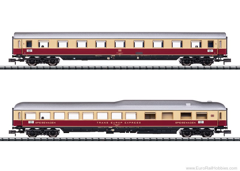 Trix 15369 MiniTrix DB 'TEE Rheinpfeil' 2 Piece Coach Se