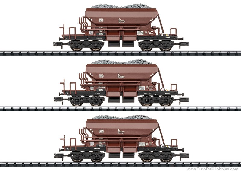 Trix 15465 MiniTrix DB 'Maintenance Ballast' 3 Piece Car