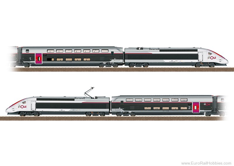 Trix 22482 Trix SNCF TGV INOUI EuroDuplex 4 Piece Train 