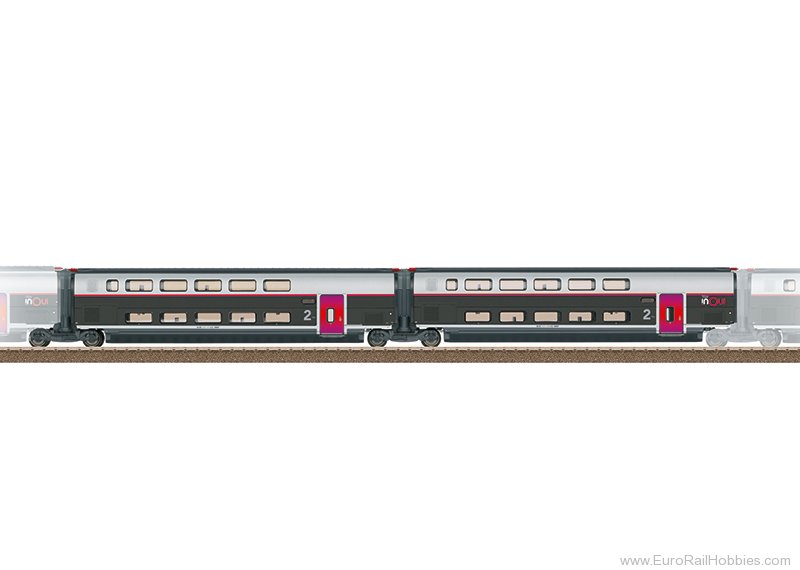 Trix 23188 Trix SNCF TGV INOUI EuroDuplex 2 Piece Add-On