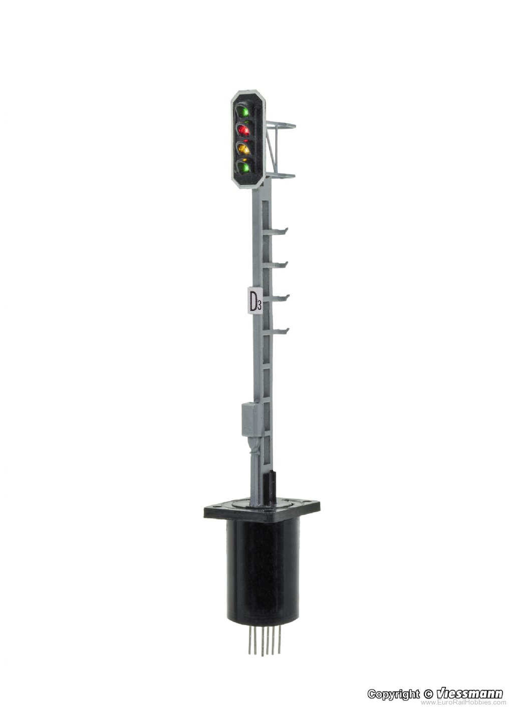 Viessmann 4643 Colour light departure signal, aspect: 1/2/3 