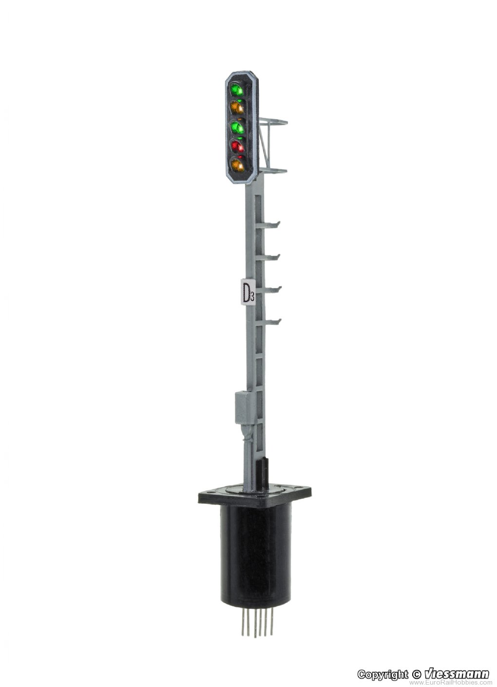 Viessmann 4644 Colour light departure signal aspect: 1/2/3/6