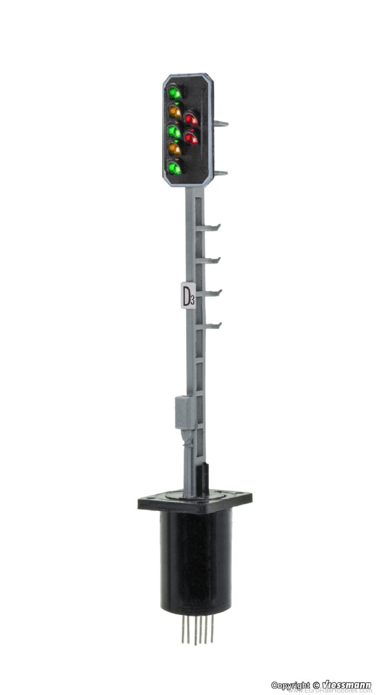 Viessmann 4647 Colour light departure signal aspect: 1/2/3/5