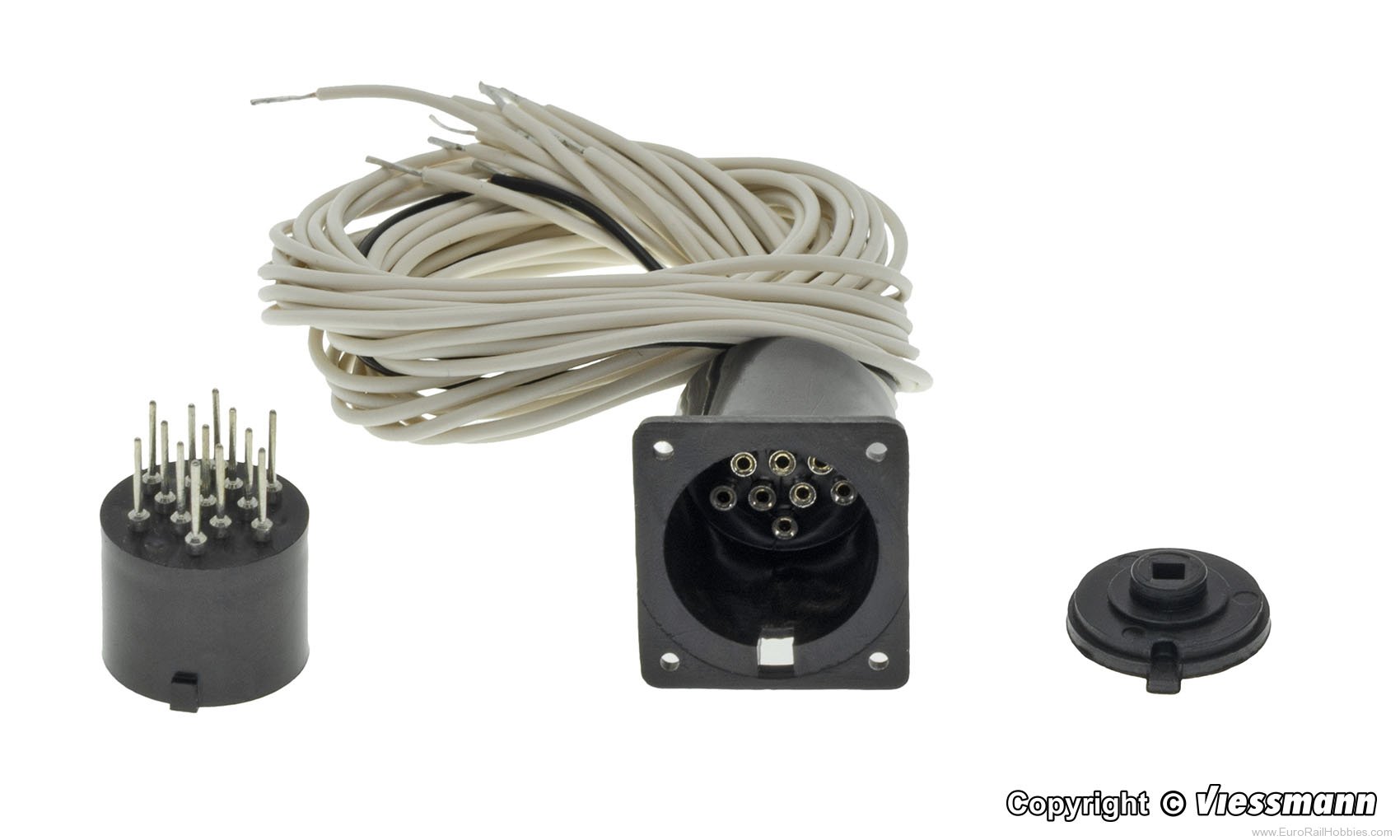 Viessmann 4651 13-pin cylinder plug with connection cables