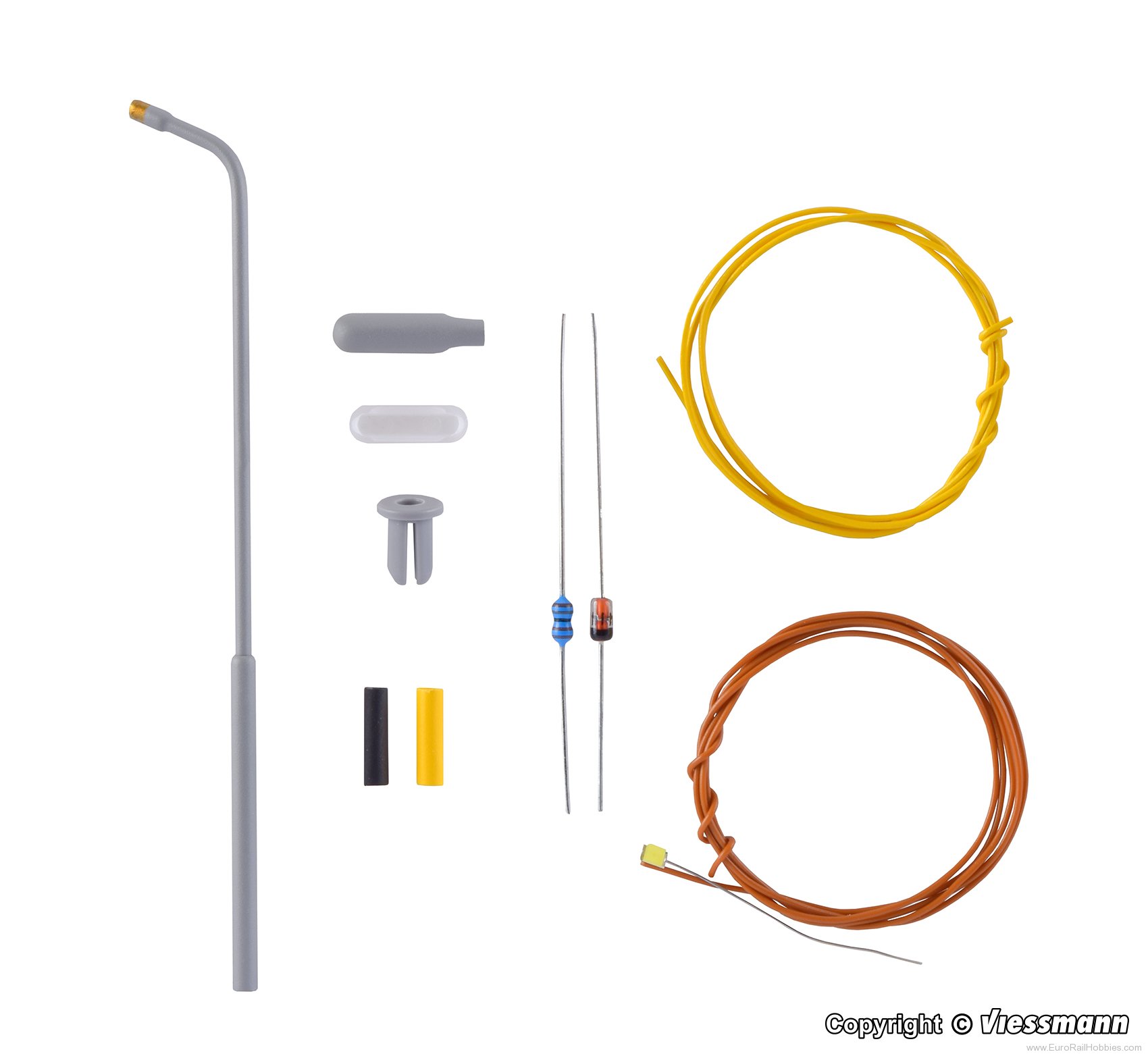 Viessmann 6922 Whip street light, LED white, kit