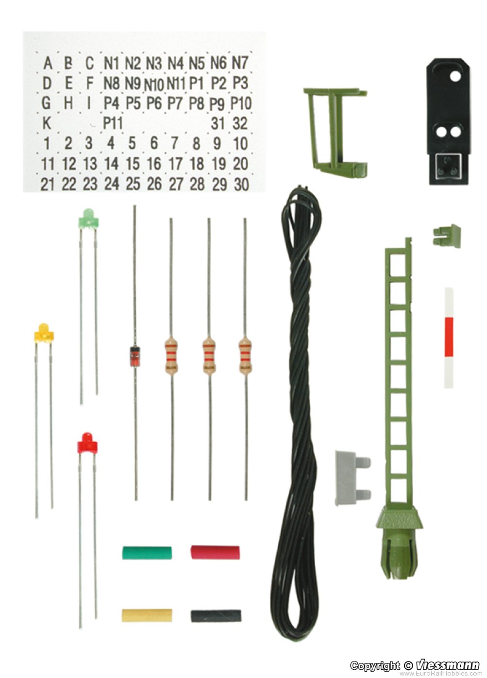 Viessmann 7732 Colour light entry signal, kit