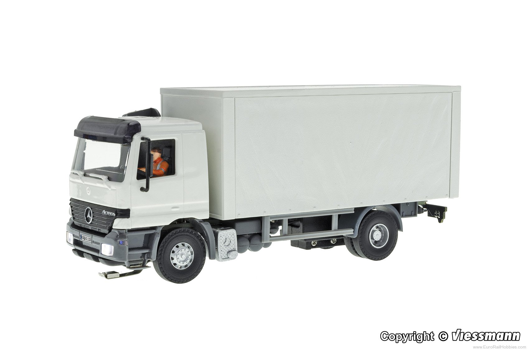 Viessmann 8115 MB ACTROS 2-axle box body, basic, functional 