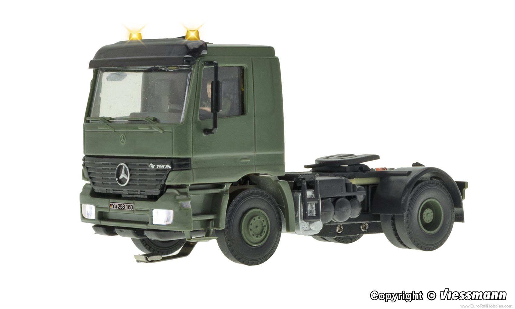 Viessmann 8160 MB ACTROS 2-axle articulate truck with rotati