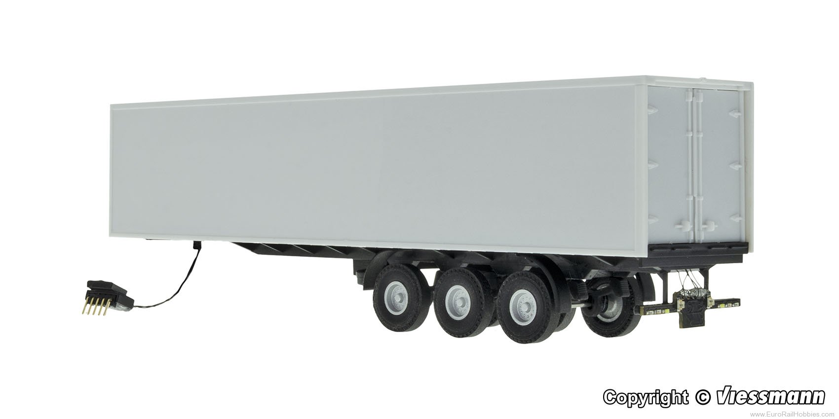 Viessmann 8226 3-axle box semitrailer with underrun protecti