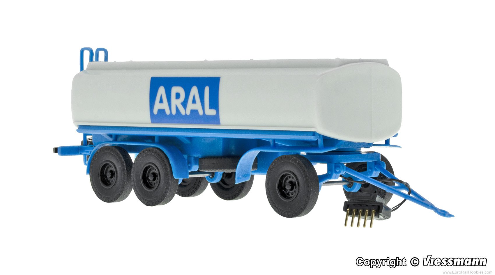 Viessmann 8232 3-axle ARAL tanker trailer, functional model