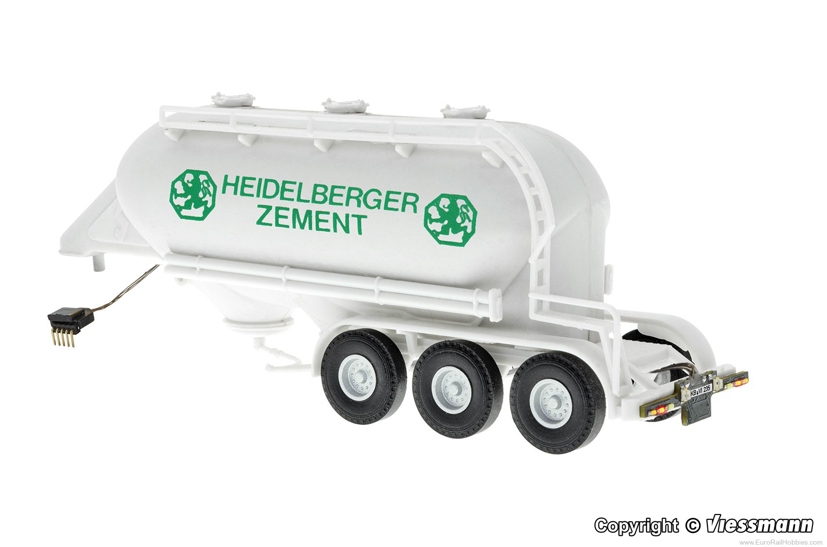 Viessmann 8235 3-Axle silo semitrailer SL 337, functional mo