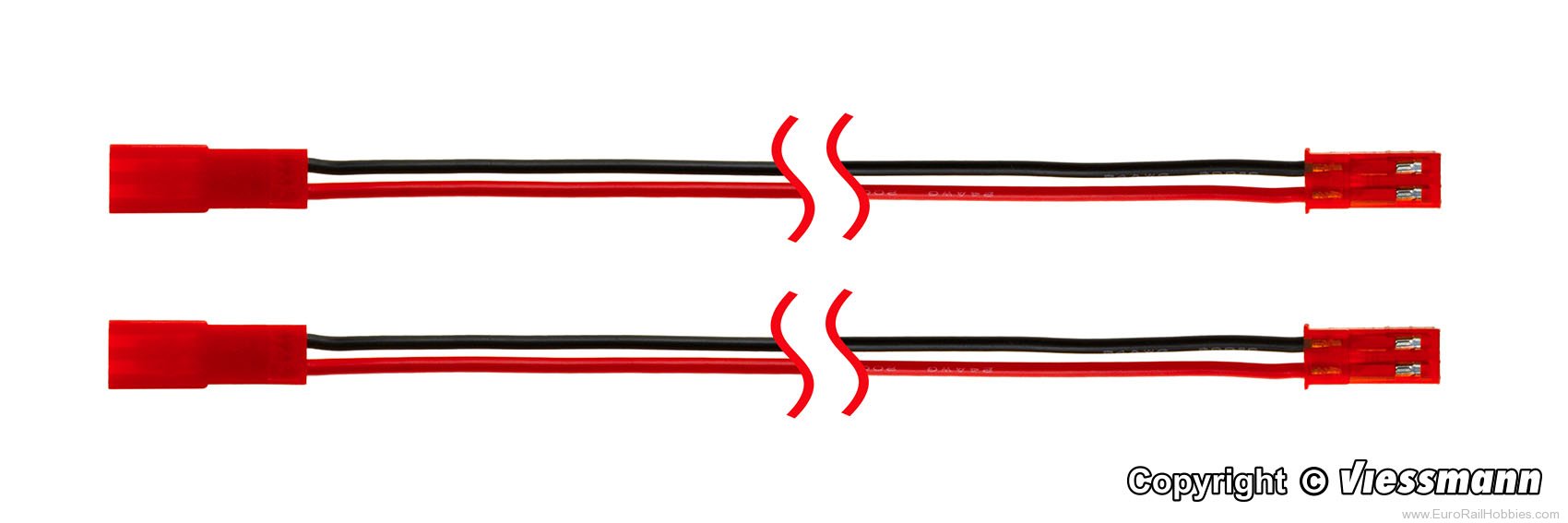 Viessmann 8436 Extension cable for EasyChain, 0.5 m, 2 piece