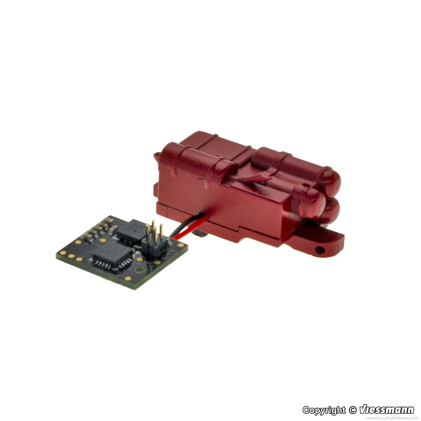 Viessmann 8454 Retrofit kit Sound for MB round bonnets, red 