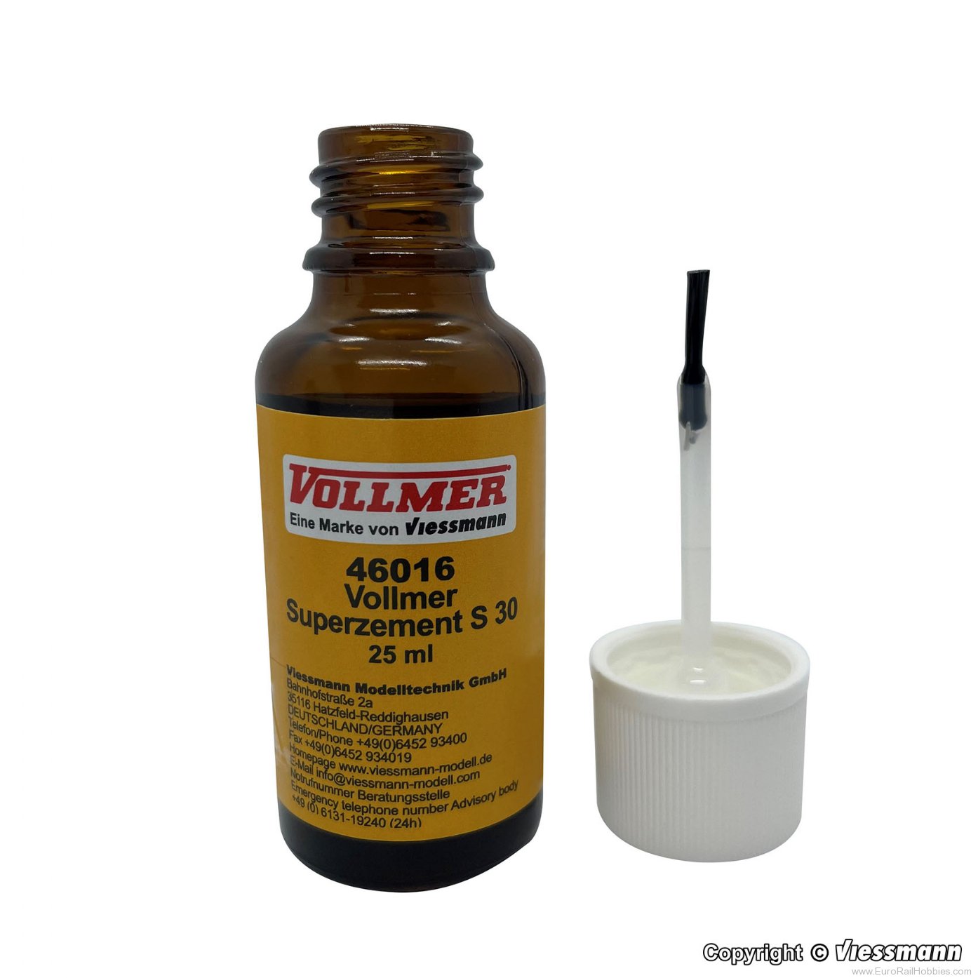Vollmer 46016 Vollmer Super Cement S 30, 25 ml