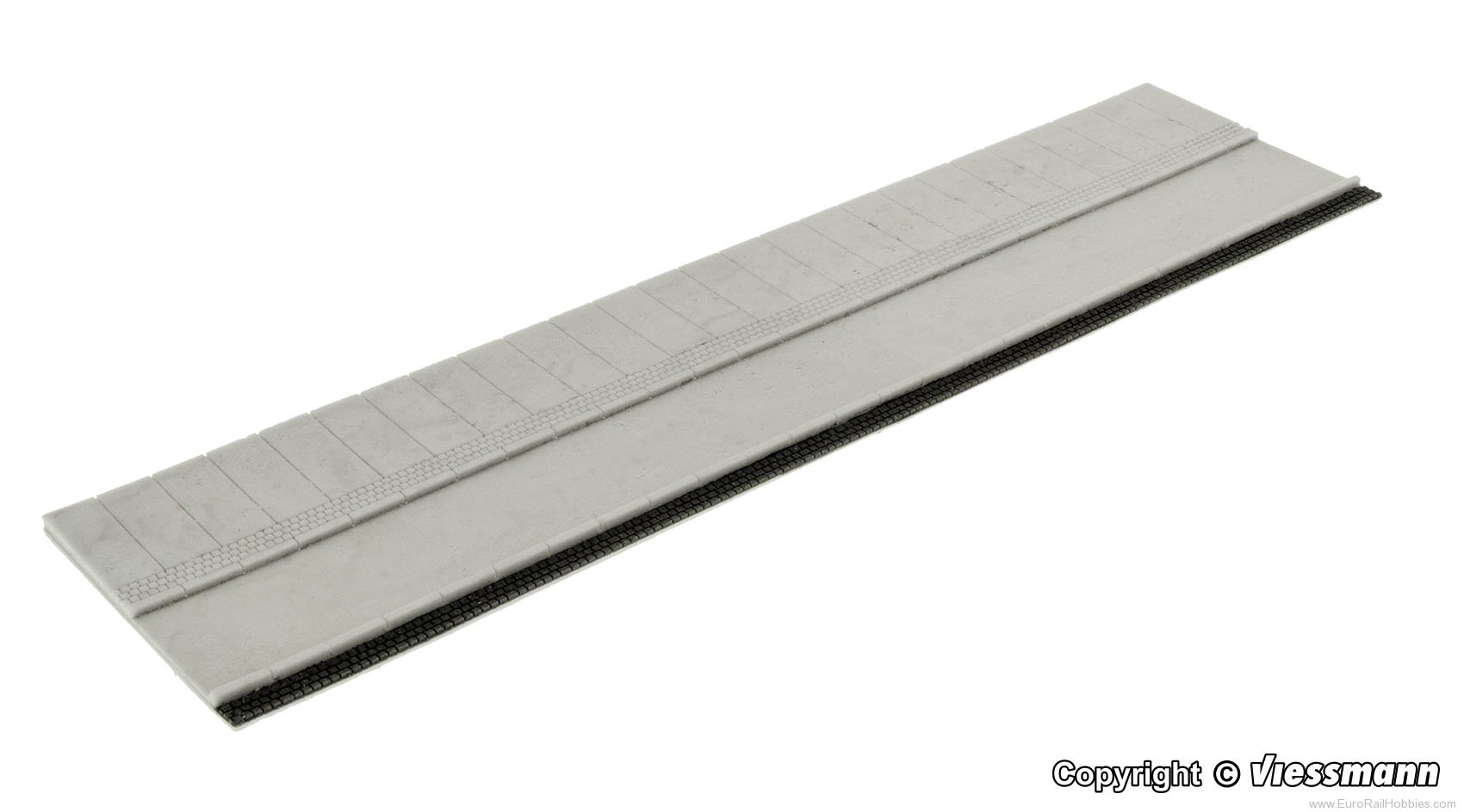 Vollmer 48254 Sidewalk with curb for side strip of Stone Ar