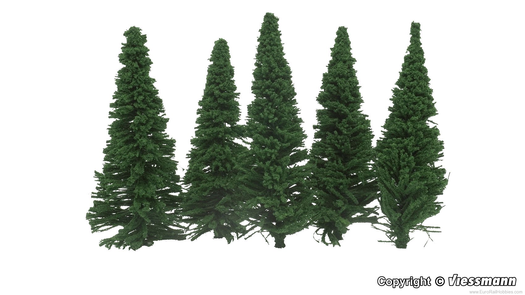 Vollmer 48407 48407 Fir tree 9 cm, 5 pieces