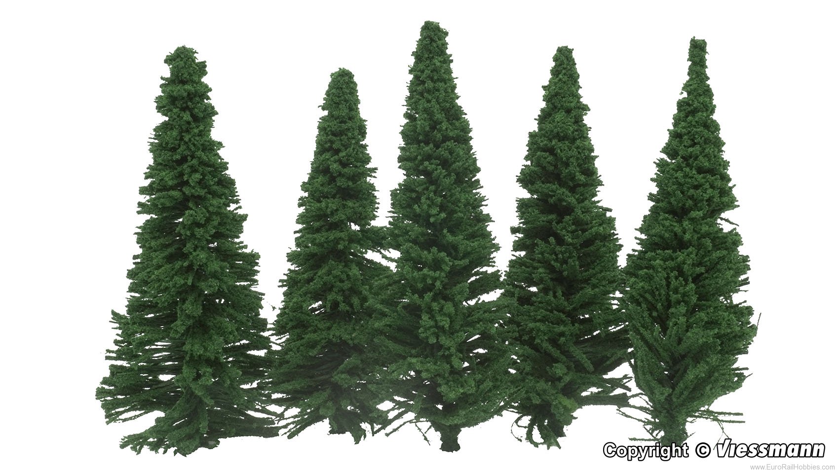 Vollmer 48408 48408 Fir tree 11 cm, 5 pieces