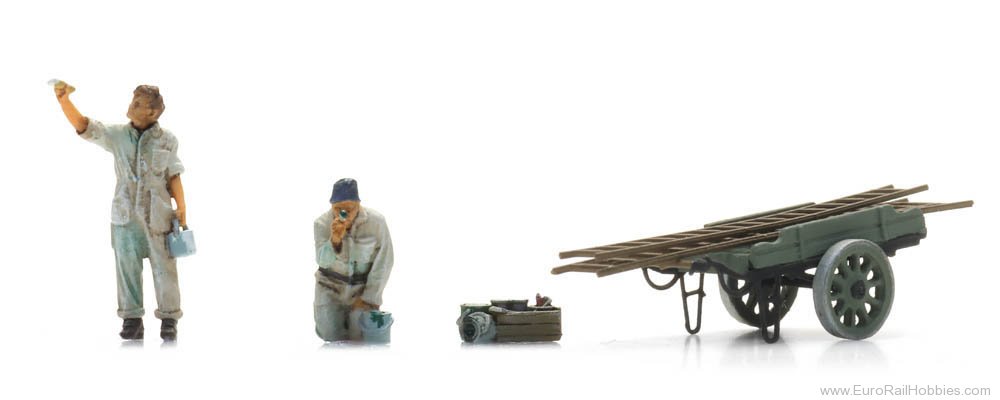 Artitec 5220031 House painters with ladder cart