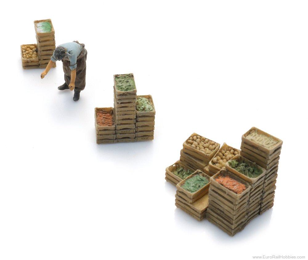 Artitec 5220033 Market trader with crates