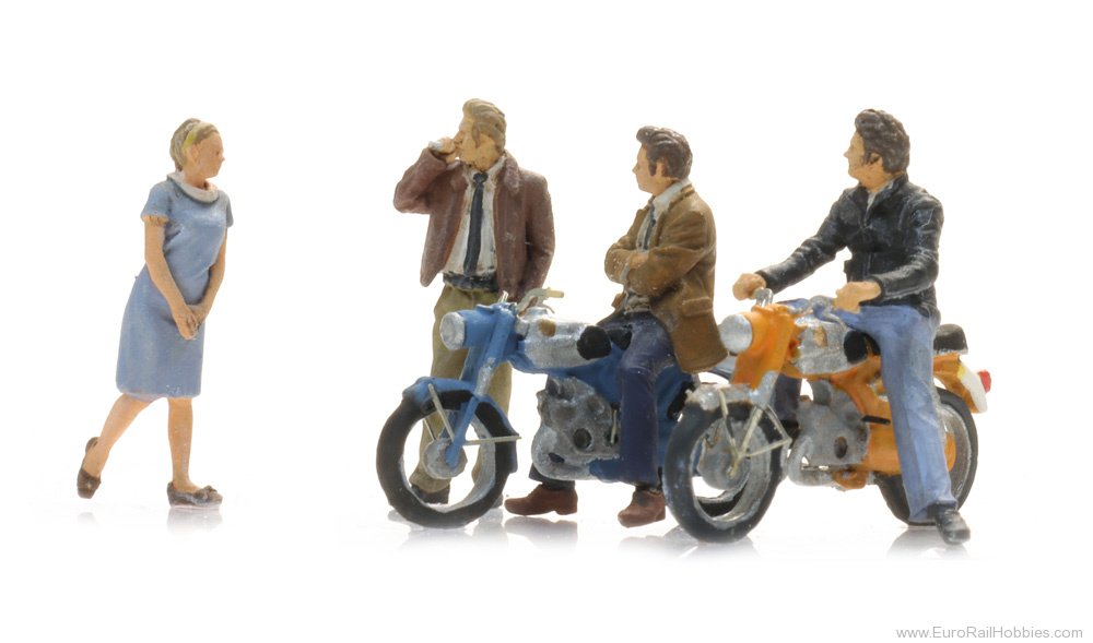 Artitec 5870160 Moped greasers with ZÃ¼ndapp mopeds