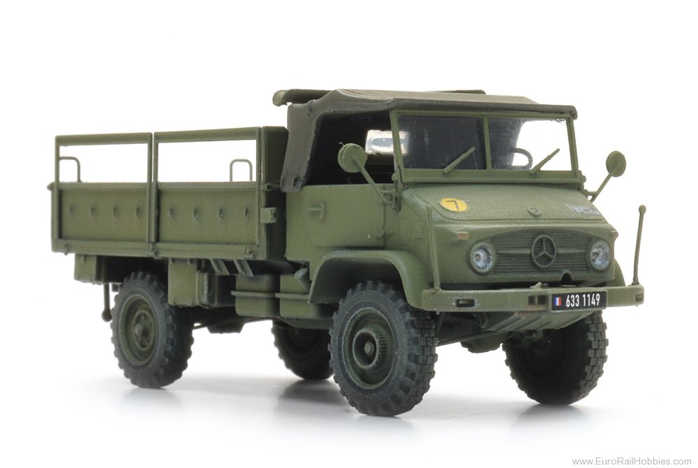 Artitec 6870780 FR Unimog 404s bakwagen open groen