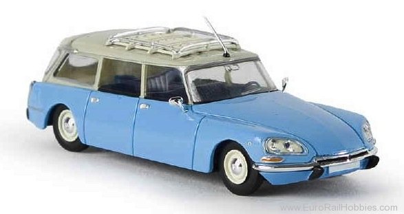 Brekina 14203 Brekina, Citroen DS Break, Light Blue, 1967, 