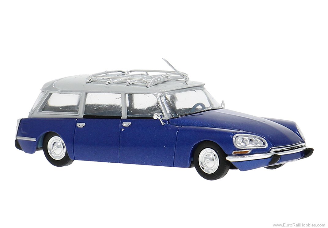 Brekina 14217 Brekina 14217 Citroen DS Break in Blue/Grey