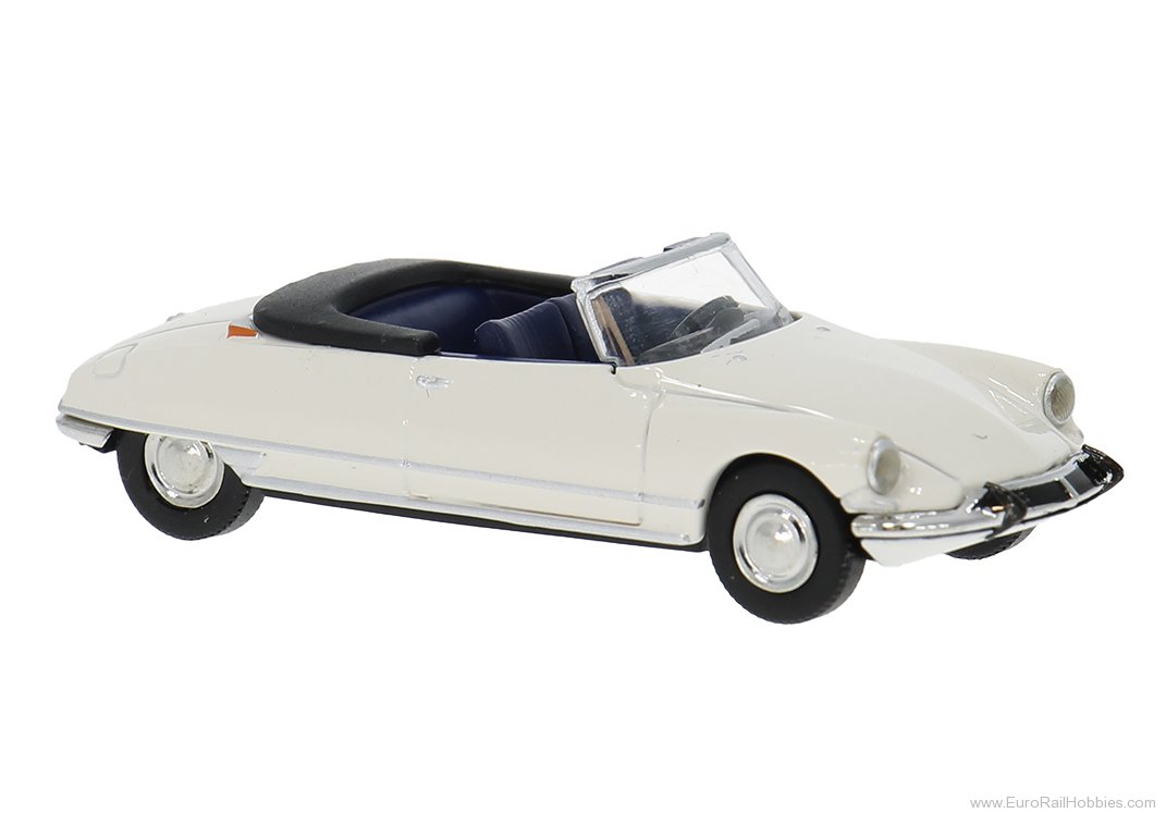 Brekina 14233 Brekina, Citroen DS 19 Cabriolet, White, 1963