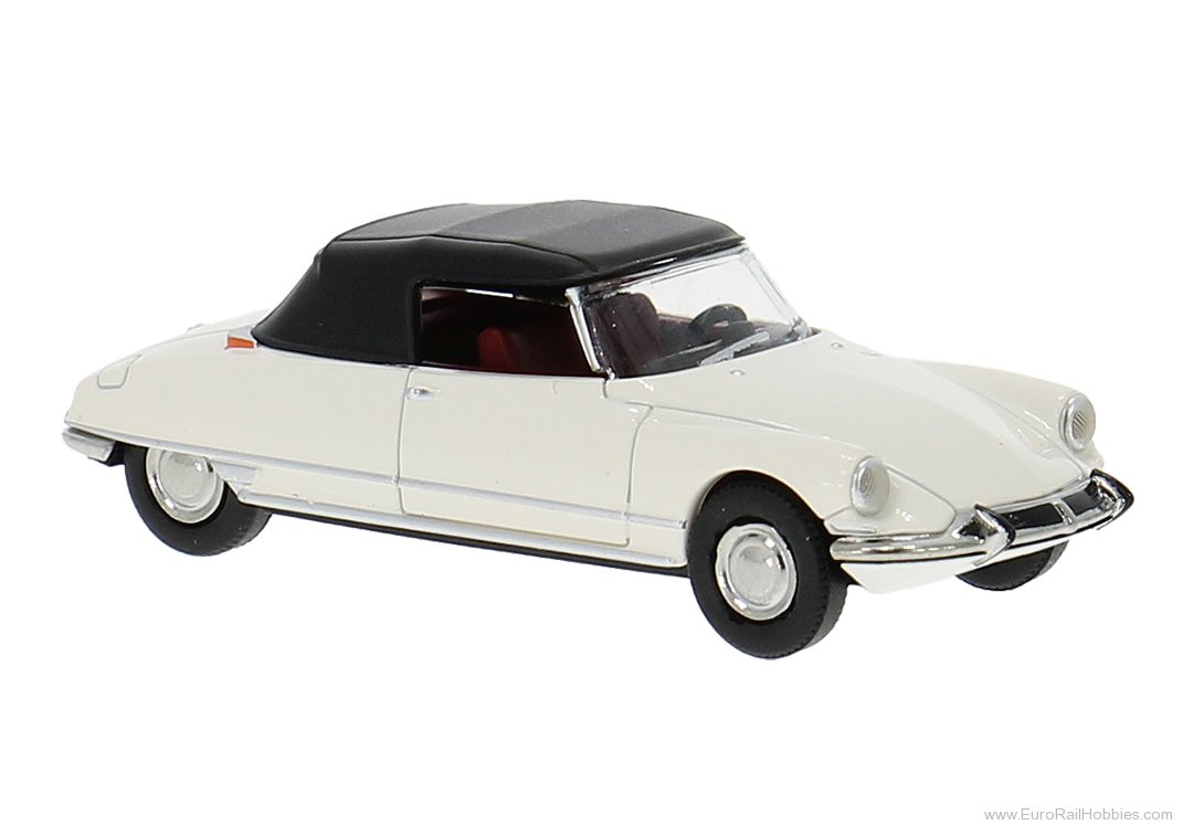 Brekina 14234 Brekina, Citroen DS 19 Cabriolet, White, 1963