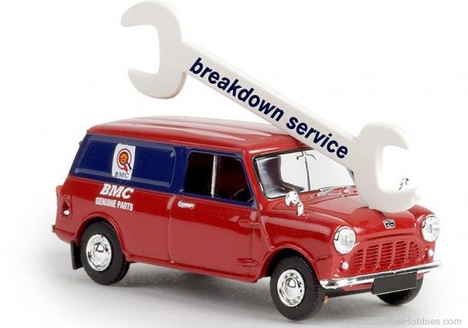 Brekina 15362 Brekina, Austin Mini Countryman, Light Turquo