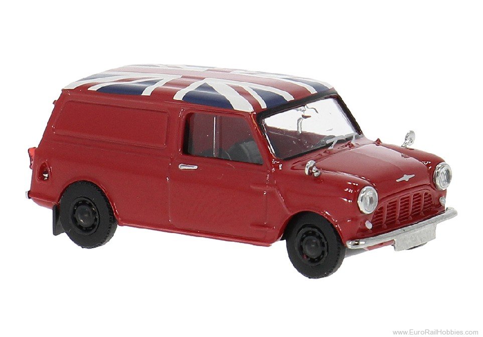 Brekina 15365  Brekina Austin Mini Countryman, Red with Uni