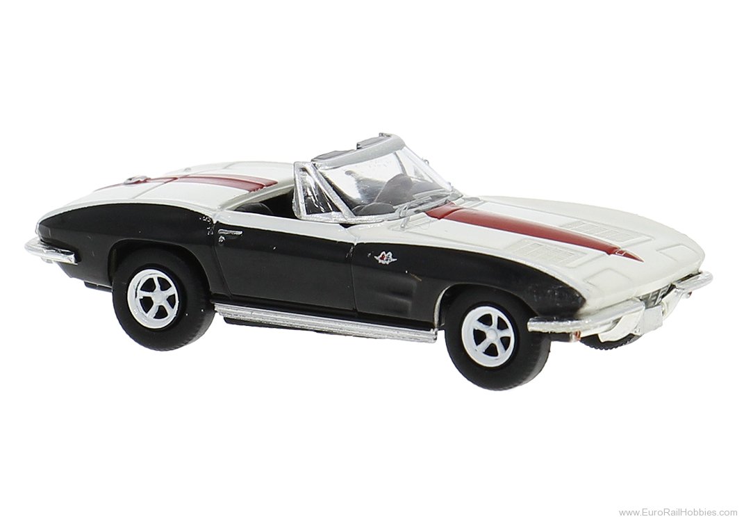 Brekina 18029 Brekina, Chevrolet Corvette C2 Cabrio, 1962, 