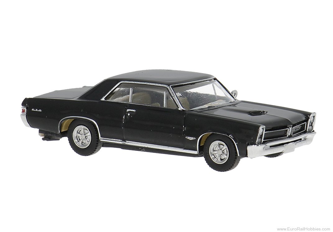 Brekina 18100 Brekina, Pontiac GTO Coupe, Black, 1965,  