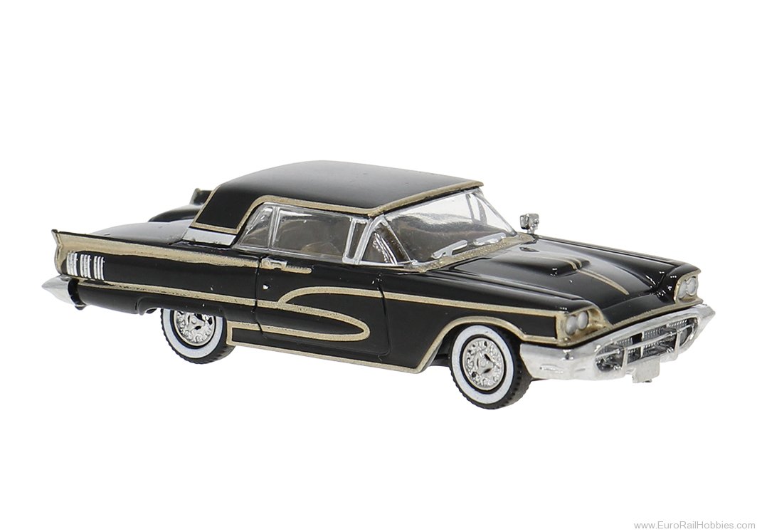 Brekina 18205 Brekina, Ford Thunderbird Cabriolet, Black/go