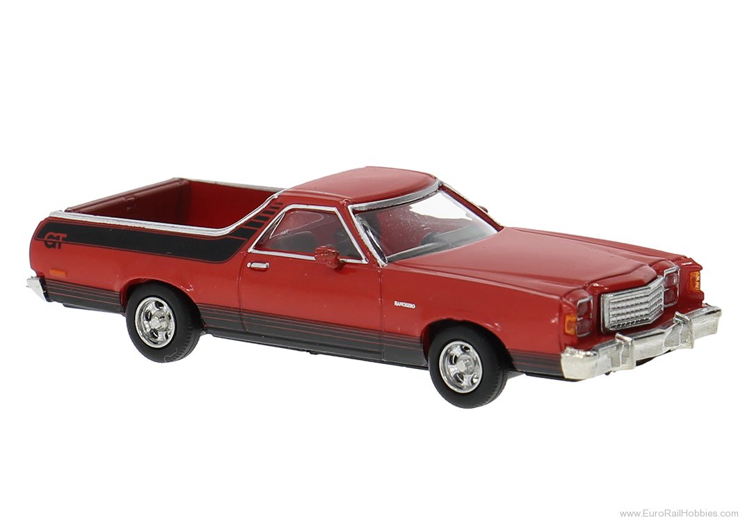 Brekina 18225 Brekina, Ford Ranchero GT, Red, 1977,  