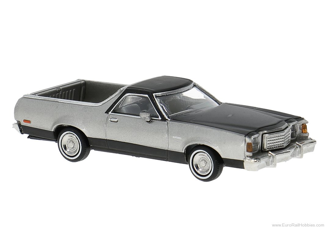 Brekina 18231 Brekina, Ford Ranchero 500, Silver, 1977,  