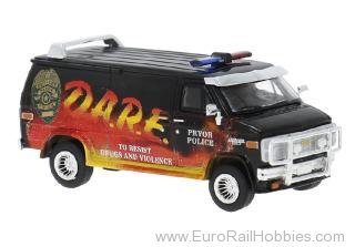 Brekina 18258 Brekina, Chevrolet C20, 1983, D.A.R.E.,  