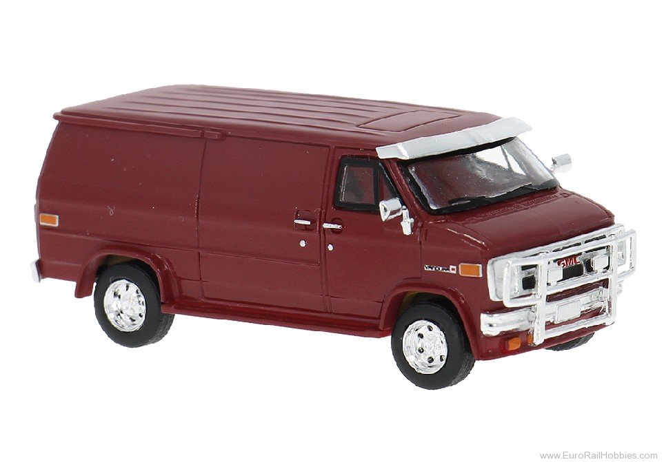 Brekina 18259 Brekina, GMC Vandura, Dark Red, 1983,  