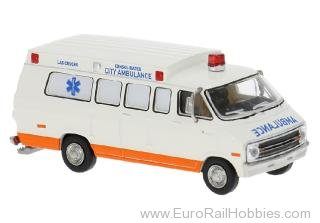 Brekina 18306 Dodge B200 Movie Car (Ambulance)