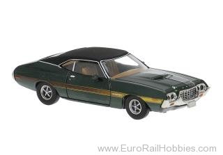 Brekina 18325 Ford Gran Torino Sport 1972 Green Metallic/Bl