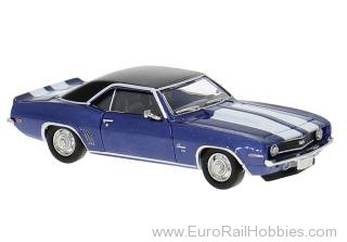 Brekina 18381 Chevrolet Camaro '69 Blue Metallic