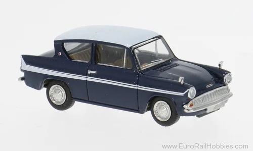 Brekina 19337 Brekina Ford Anglia dark blue/white 1959Â 
